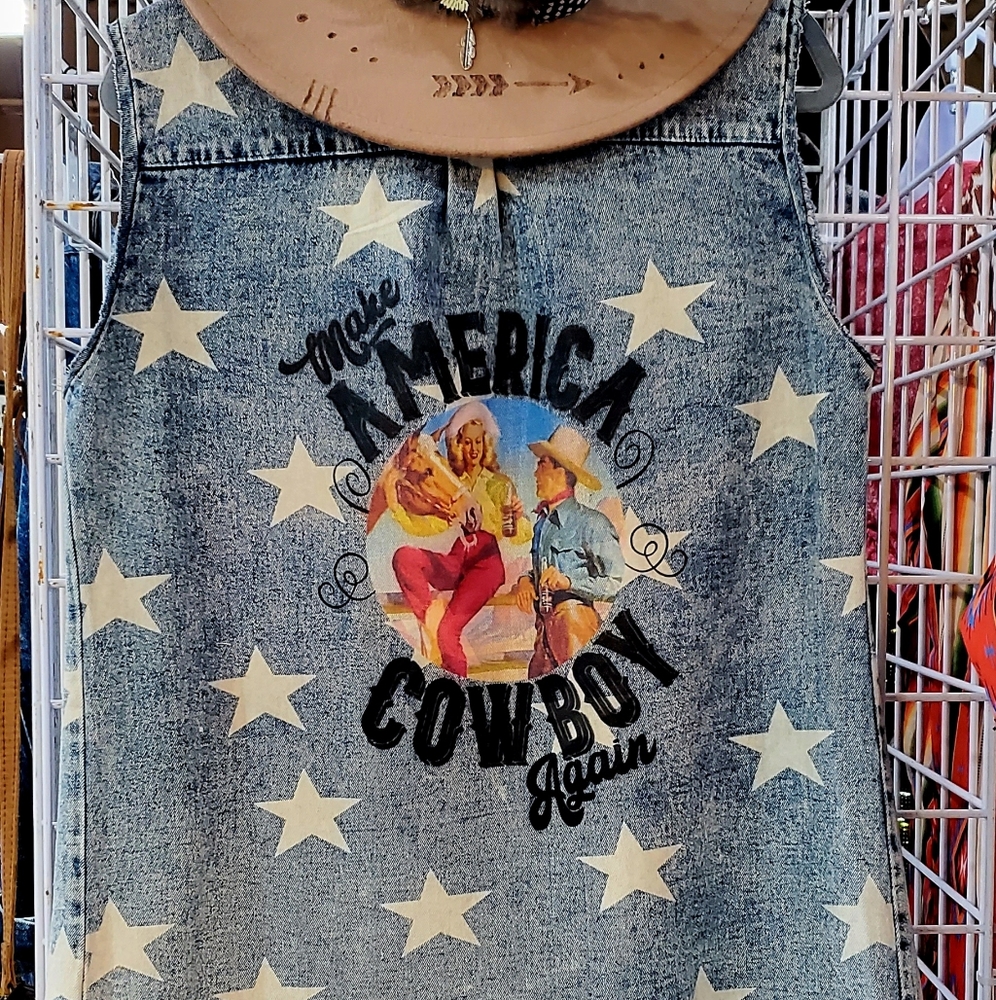 Denim vest